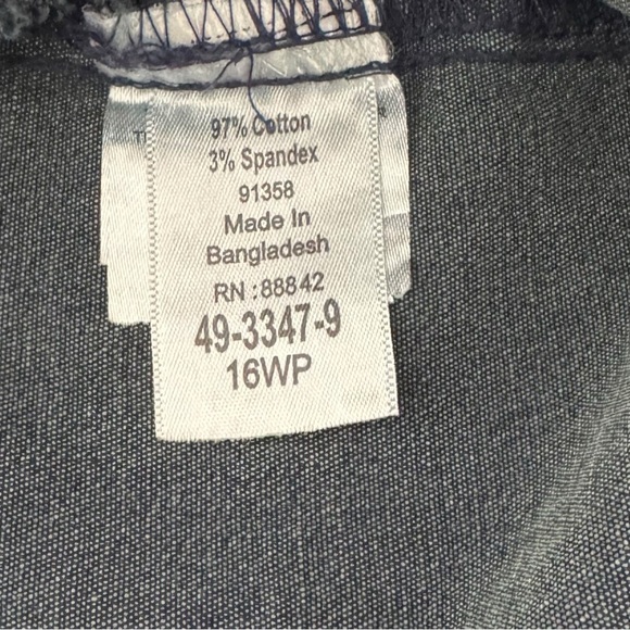 Woman Within Maternity Size 16WP Side Panel Blue Denim Jeans - Picture 7 of 7